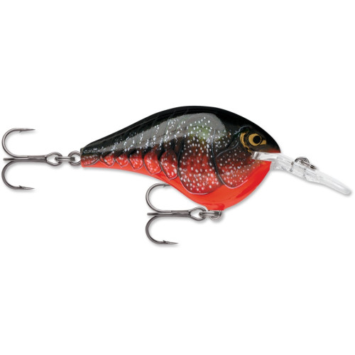 Rapala Rattlin 07 Leurre de pêche, 7 cm, Redfire Crawdad